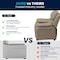 Flash Furniture Kids Recliner, 26" to 39" x 28", Upholstery Color: Beige BT-7985-KID-BGE-GG - alternate 8